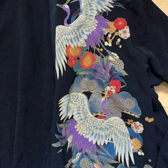 Soft Surroundings Printed Open Black Knit Stretch Cardigan Size XL Extra Large - Picture 4 of 6